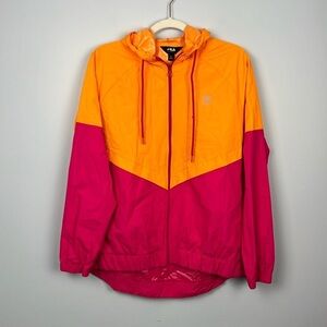 Fila Sport women’s colorblock full zip windbreaker jacket size large